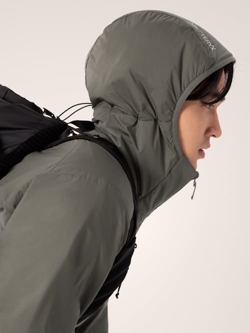 on model image of Atom Hoodie