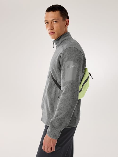 on model image of Covert Cardigan