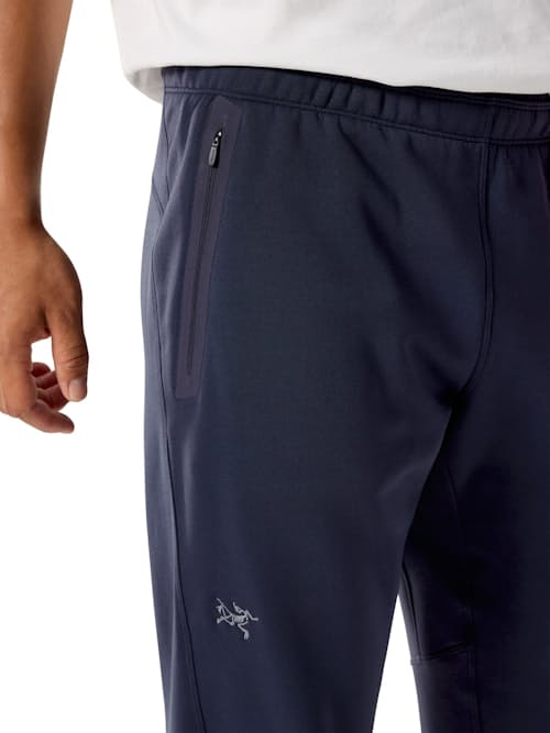 on model image of Kyanite Fleece Pant
