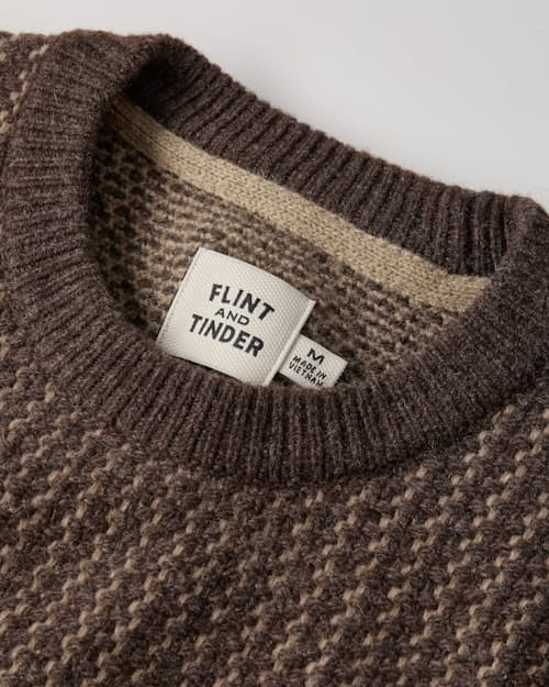 laydown detail image of Nordic Wool Crewneck Sweater