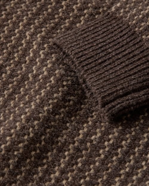 laydown detail image of Nordic Wool Crewneck Sweater