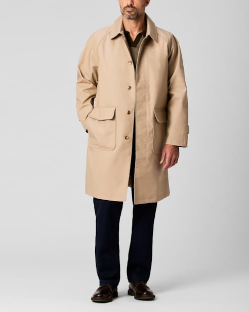 on model image of Trench Coat
