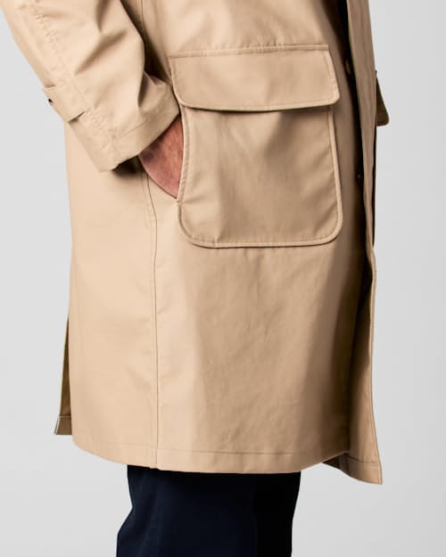 on model image of Trench Coat