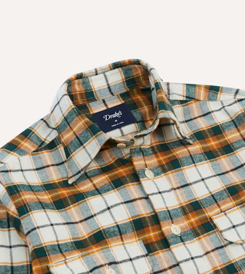 laydown detail image of Brushed Cotton Work Shirt