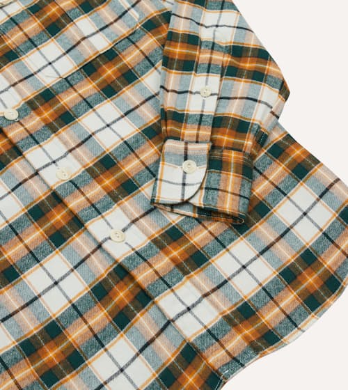 laydown detail image of Brushed Cotton Work Shirt