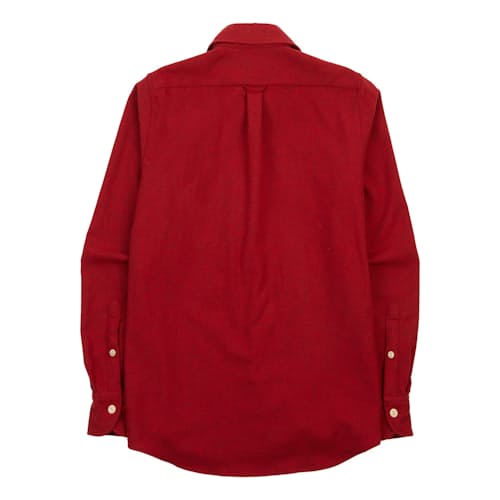 laydown image of Relaxed Block Wool Shirt