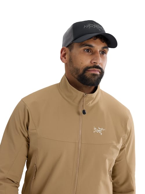 on model image of Bird Word Trucker Hat