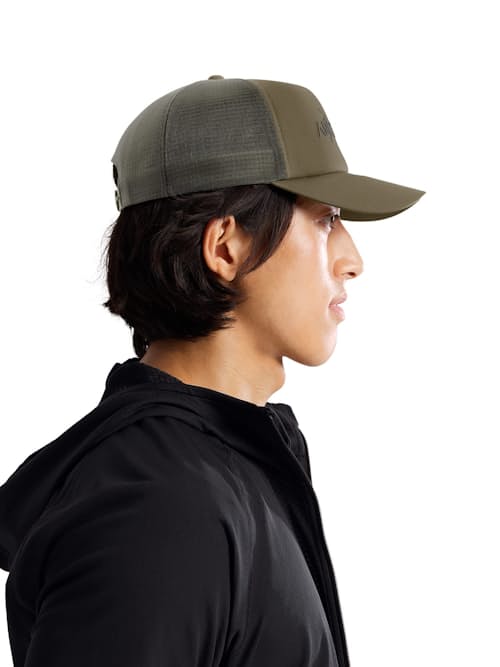 on model image of Bird Word Trucker Hat