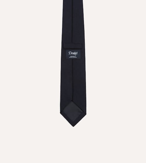 laydown detail image of Plain Cashmere Wool Tie
