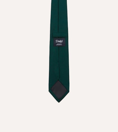 laydown detail image of Plain Cashmere Wool Tie