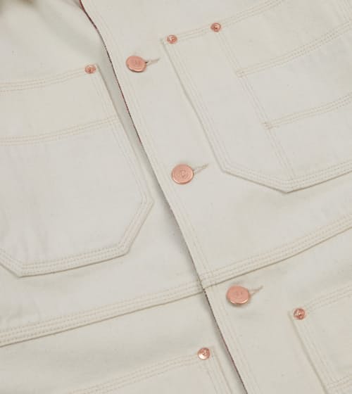 laydown detail image of Denim Welder Jacket