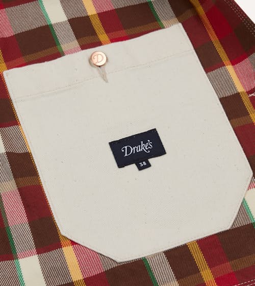 laydown detail image of Denim Welder Jacket