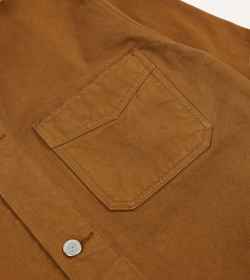 laydown detail image of Duck Cotton Canvas Chore Coat