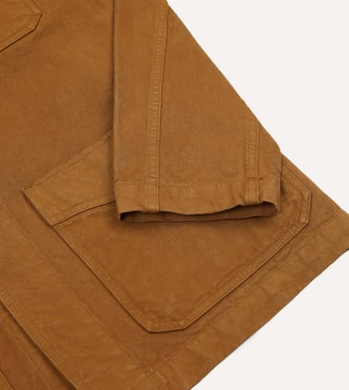 laydown detail image of Duck Cotton Canvas Chore Coat