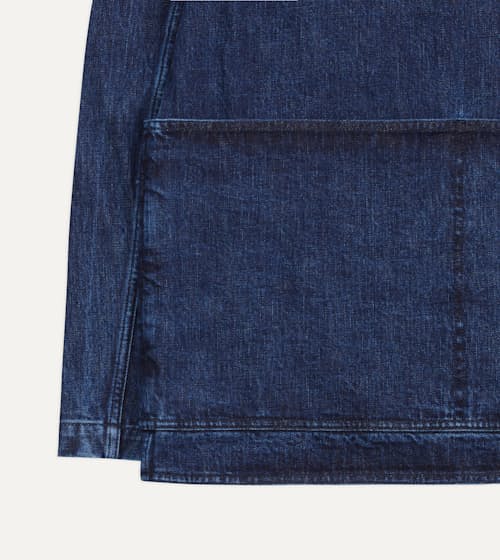 laydown detail image of Lined Raglan Denim Chore Coat