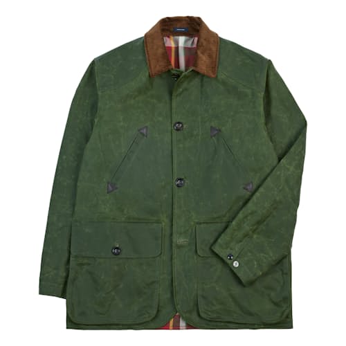 laydown image of Waxed Barn Jacket