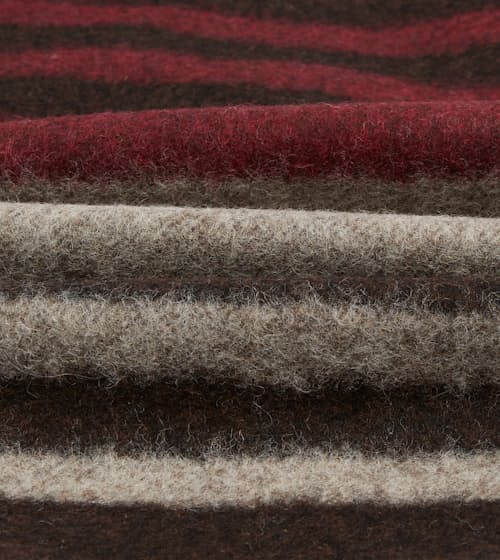 laydown detail image of Multi Stripe Blanket Vest