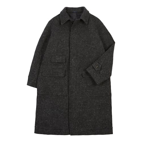 laydown image of Raglan Overcoat