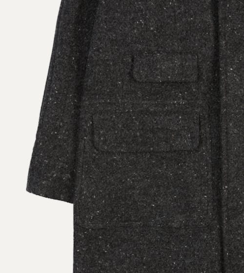 laydown detail image of Raglan Overcoat