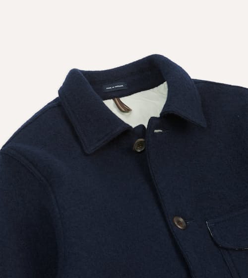 laydown detail image of Wool Chore Coat