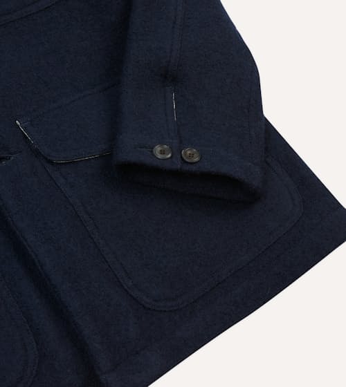 laydown detail image of Wool Chore Coat
