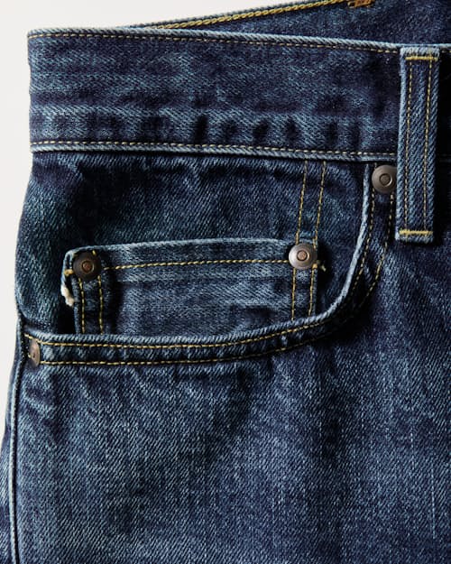 laydown detail image of Japanese Selvedge Reserve - Vintage Straight Fit