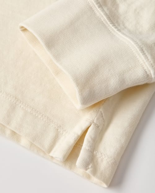 laydown detail image of The Vintage Slub Long Sleeve Polo