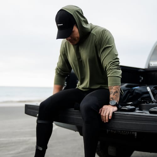 lifestyle image of Tactical Long Sleeve Hood