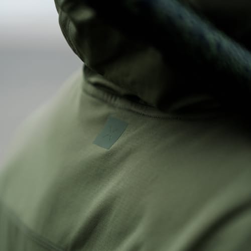 laydown detail image of Tactical Long Sleeve Hood