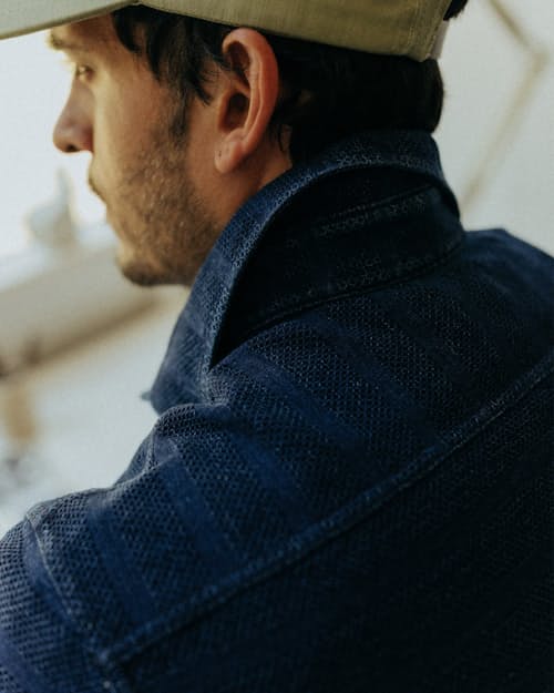 lifestyle image of The Long Sleeve Polo