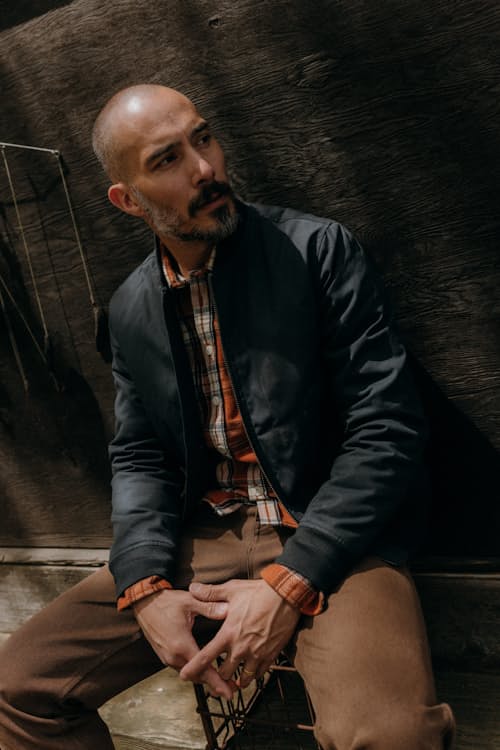 lifestyle image of The Insulated Bomber Jacket
