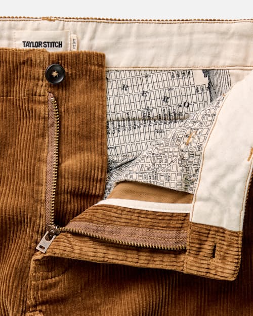 laydown detail image of The Carnegie Corduroy Pant