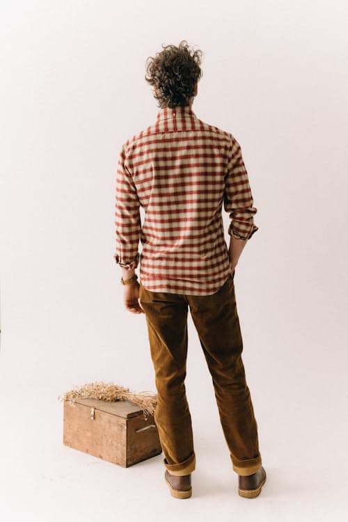 on model image of The Carnegie Corduroy Pant