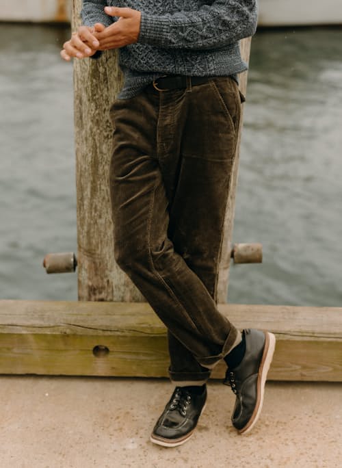 lifestyle image of The Carnegie Corduroy Pant