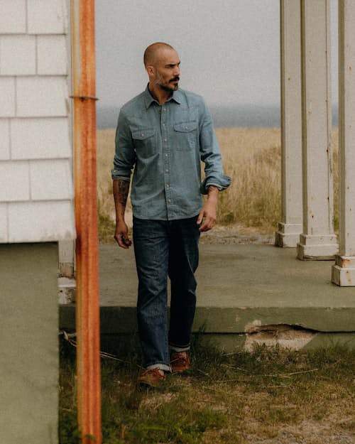 lifestyle image of The Glacier Shirt