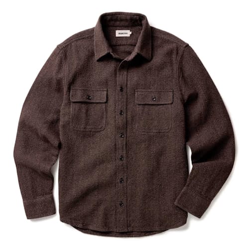 laydown image of The Ledge Long Sleeve Shirt
