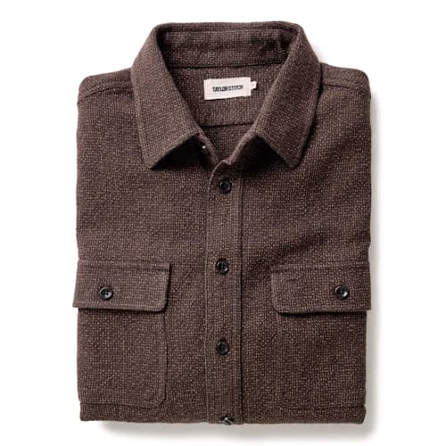 laydown image of The Ledge Long Sleeve Shirt