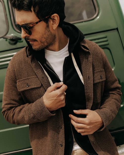 lifestyle image of The Ledge Long Sleeve Shirt