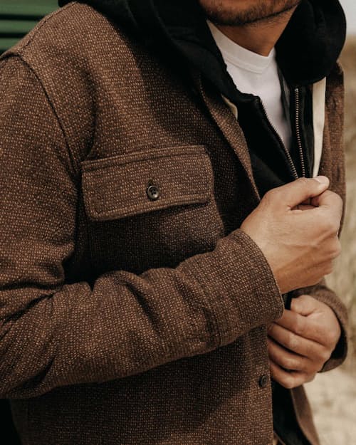 lifestyle image of The Ledge Long Sleeve Shirt