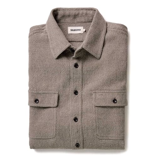 laydown image of The Ledge Long Sleeve Shirt