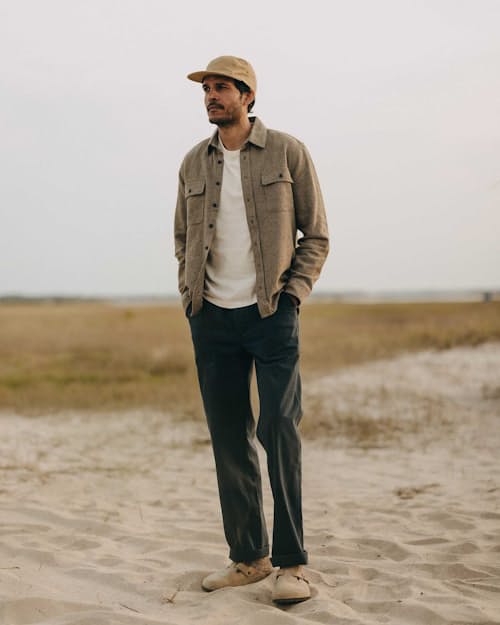 lifestyle image of The Ledge Long Sleeve Shirt
