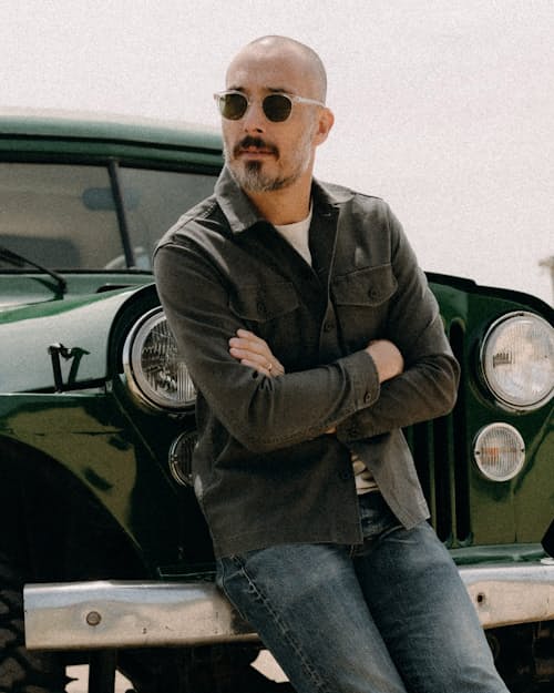 lifestyle image of The Surplus Shirt