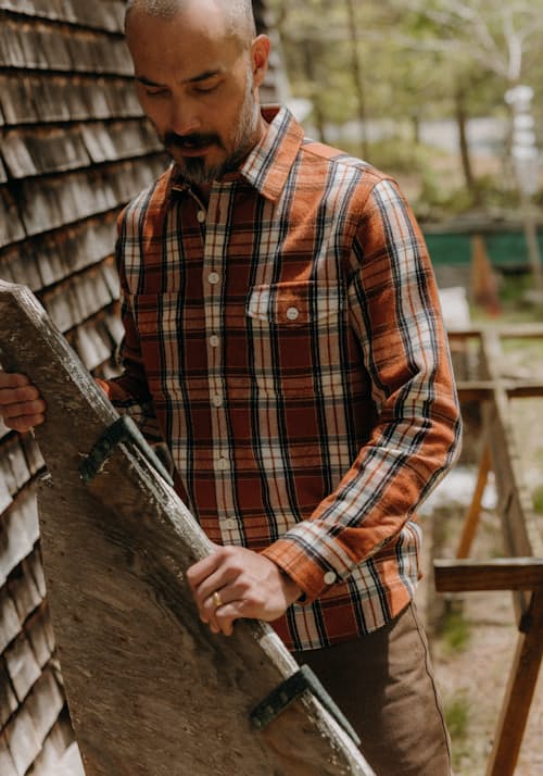 lifestyle image of The Crater Shirt