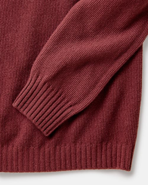 laydown detail image of The Newton Sweater Polo