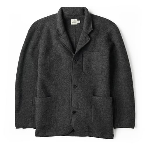 laydown image of The Boiled Wool Chore Blazer