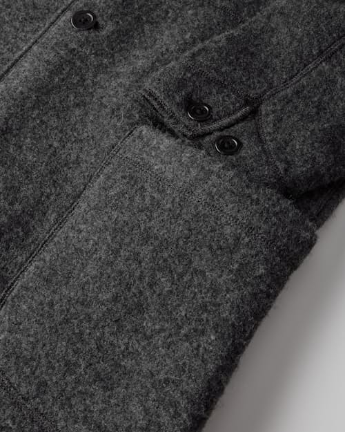 laydown detail image of The Boiled Wool Chore Blazer