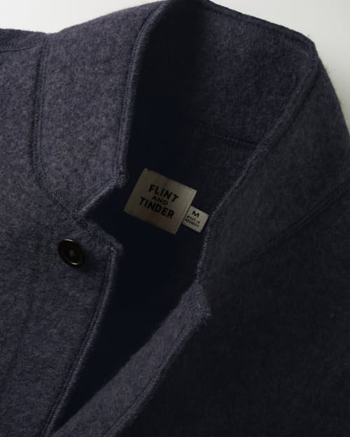 laydown detail image of Boiled Wool Chore Blazer