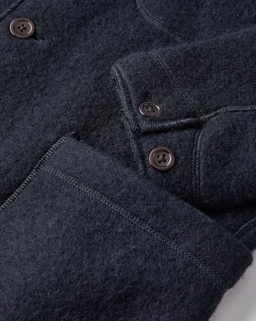laydown detail image of The Boiled Wool Chore Blazer