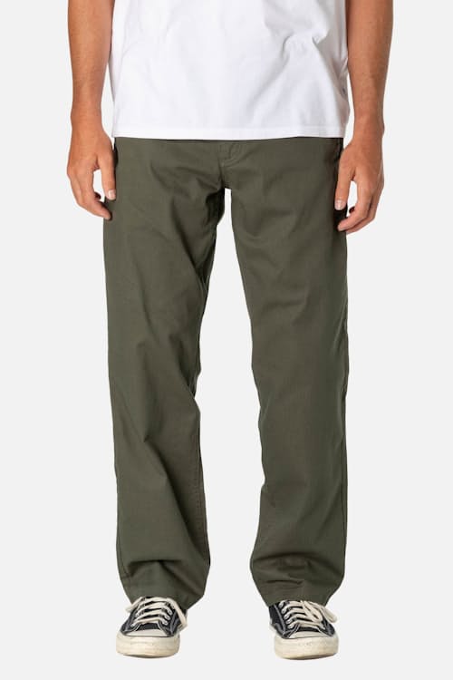 on model image of Deck Herringbone Pant