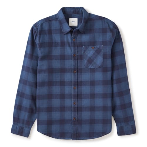 laydown image of Derek Lightweight Brushed Flannel